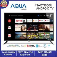Gambar AQUA JAPAN Smart Android TV 43AQT1000U 43inch - TANPA PENGAMAN dari Megah Jaya Elektronik. undefined 1 Tokopedia
