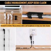 Gambar Klip Kabel Tempel dinding Isi 20 Pcs Klem Perapih Kabel Cable Clamp dari ACC COMPUTER 22 undefined 2 Tokopedia