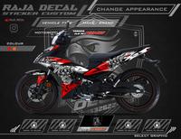 Gambar Decal Sticker Fullbody Yamaha MX King 150 Disian Abstrak Skull Warrior - Merah dari RajaDecal undefined 1 Tokopedia
