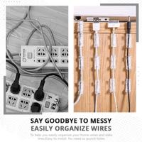 Gambar Klip Kabel Tempel dinding Isi 20 Pcs Klem Perapih Kabel Cable Clamp dari ACC COMPUTER 22 undefined 4 Tokopedia