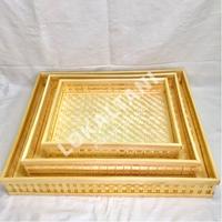 Gambar Tampah Tumpeng Anyaman Bambu Kotak / Nampan Bambu Besar - Set A,B,C dari Lokaltani undefined 4 Tokopedia