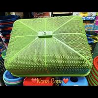 Gambar Tudung saji segi panjang / tudung saji plastik / penutup makanan meja dari Nona-ceria undefined 1 Tokopedia