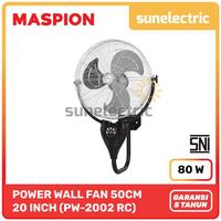 Gambar Maspion PW-2002RC Power Wall Fan [Remote Control/20 Inch] - Silver dari Sunelectric_NEW undefined 1 Tokopedia