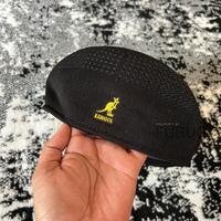 Gambar KANGOL TROPIC 504 VENTIAR FLACT CAP BLACK (GOLD LOGO) | ORIGINAL dari Authentx undefined 4 Tokopedia