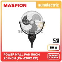 Gambar Maspion PW-2002RC Power Wall Fan [Remote Control/20 Inch] - Silver dari Sunelectric_NEW undefined 3 Tokopedia