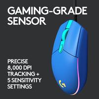 Gambar Logitech G203 Mouse Gaming Wired RGB Lightsync with Macro - Blue dari Logitech G Official undefined 4 Tokopedia