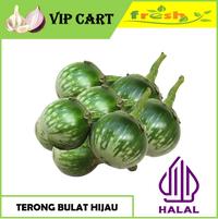 Gambar TERONG BULAT HIJAU / TERONG LALAPAN - 250 GRAM dari VIP Sayur undefined 1 Tokopedia