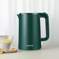 Gambar TEKO LISTRIK PEMANAS AIR 2L STAINLESS 600W KETTLE ELEKTRIK SAMONO ASLI - Biru dari Novitashop2000 undefined 4 Tokopedia