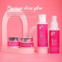 Gambar FAST DERM PAKET ACNE GLOWING BASIC FREE POUCH & GIFT dari Fast Derm. Official Shop undefined 3 Tokopedia
