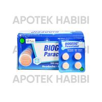 Gambar BIOGESIC Biogesik TABLET Obat Demam Panas Pusing Meriang Sakit Kepala - 1 STRIP dari Apotek Habibi Manislor undefined 3 Tokopedia