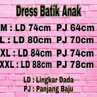 Gambar Dress Batik Anak | Baju Batik Anak Perempuan Usia 2 3 4 5 6 7 8 9 10 - No.1, M (2-4 Tahun) dari Downey toll undefined 2 Tokopedia