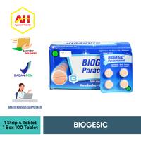Gambar BIOGESIC Biogesik TABLET Obat Demam Panas Pusing Meriang Sakit Kepala - 1 STRIP dari Apotek Habibi Manislor undefined 1 Tokopedia