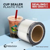 Gambar Plastik Lid Cup Sealer 2000pcs/Tutup Gelas Plastik Roll/Seal Press - Polos, 2000pcs dari Aneka Bungkus undefined 1 Tokopedia