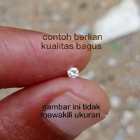 Gambar natural berlian Eropa tabur gugur 50 kualitas bagus bukan intan banjar - kualitas biasa dari Zu Jewellery undefined 4 Tokopedia
