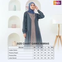 Gambar Gamis ORI Nibras NBSH 02 dari muztashop undefined 5 Tokopedia