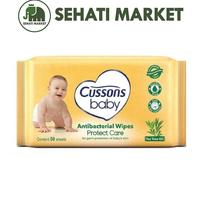 Gambar SUE CUSSONS BABY ANTIBACTERIAL WIPES KUNING PROTECT CARE 50s TISU dari shutri store undefined 1 Tokopedia