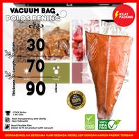 Gambar PLASTIK VACUUM VACUUM SEALER VACUUM BAG POLOS PREMIUM UKURAN BESAR - POLOS PREMIUM, 30X40CM dari kilat packing undefined 4 Tokopedia
