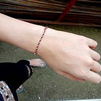 Gambar GP-07 GELANG TRIDATU TIPIS Bali Tali Plintir Gelang Tiny Tipis Super - Putih cream dari Wherhouse 71 undefined 1 Tokopedia