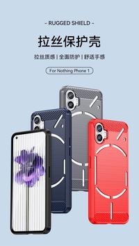 Gambar NOTHING PHONE 1 SOFT CASE BRUSHED CARBON BLACK CARBON - BLACK dari Bimasaktionline undefined 5 Tokopedia