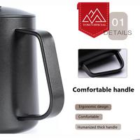 Gambar TEKO KOPI LEHER ANGSA V60 350 ML COFFEE GOOSENECK KETTLE DRIP KETEL - SILVER-350ML dari Toso Mart undefined 3 Tokopedia