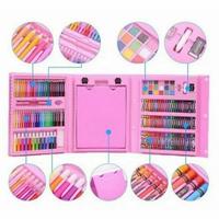 Gambar Crayon Anak Set Isi 208 Pcs Pensil Warna Alat Lukis Set Crayon Set - Merah Muda dari TokoHagia undefined 4 Tokopedia