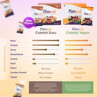 Gambar FLIMEAL BY FLIMTY ORIGINAL 1 BOX ISI 12 SACHET MINUMAN PENGGANTI MAKAN dari Elvor store undefined 2 Tokopedia