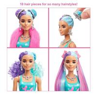Gambar Barbie Color Reveal Glitter Doll Hair Swaps Blue 25 Surprises HBG38 dari Micmax Official Store undefined 4 Tokopedia