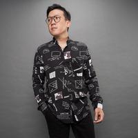 Gambar Jane Frey Clothing 8146 B Kemeja Panjang Pria Black Brown Kaaf M-XL - B Black Kaaf, M dari Jane Frey Clothing undefined 3 Tokopedia