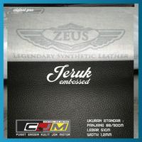 Gambar Zeus Original Kulit Jok Motor Polos For: NMax, Vario 125/150, Beat etc - Jeruk Klasik dari Sentral Jok Motor undefined 4 Tokopedia