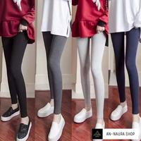 Gambar Celana legging panjang soft rayon premium standart jumbo M - XXXL - abu muda, M dari an-naurashop undefined 4 Tokopedia