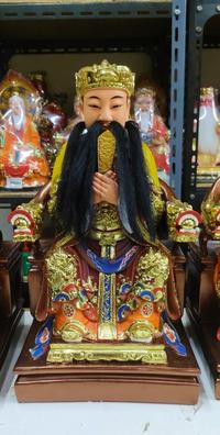Gambar patung sam kwan tai tek / 三關大帝 / Sam Kwan Tay Te - 16 " fiber dari toko epatung undefined 3 Tokopedia