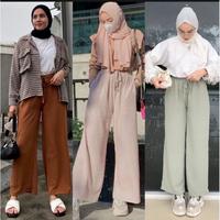 Gambar Celana kulot wanita daily viral jumbo bahan cringkle premium - mocca, jumbo dari Allutfa store 16 undefined 1 Tokopedia