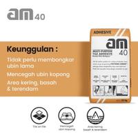 Gambar AM 40 Semen Instan Perekat Keramik Diatas Keramik ( tile on tile) dari Solusimatrial undefined 3 Tokopedia