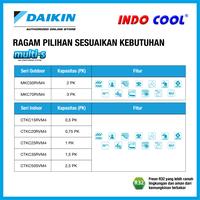 Gambar AC DAIKIN Multi S 3/4PK + 1PK + 1,5PK dari INDO COOL undefined 4 Tokopedia