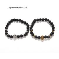 Gambar GELANG BATU LAVA STONE SINGA ASLI / GELANG PRIA WANITA MOONSTONE G23 dari Monark Indonesia undefined 5 Tokopedia