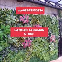 Gambar tanaman vertikal garden sintetis taman sintetis vertical garden dari RAMDAN TAMAN STORE undefined 1 Tokopedia