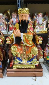 Gambar patung sam kwan tai tek / 三關大帝 / Sam Kwan Tay Te - 16 " fiber dari toko epatung undefined 2 Tokopedia