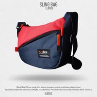 Gambar Tas Selempang Slingbag Slempang Samping Bahu Distro Two Tone Unisex - Merah dari INARA INDONESIA_NEW undefined 3 Tokopedia