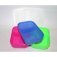 Gambar Lunch Box Tempat Nasi Kotak Bekal Misting Nasi Sekat 3 Cornelius - Kecil (2 sekat) dari Mitraaren undefined 4 Tokopedia