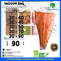 Gambar PLASTIK VACUUM VACUUM SEALER VACUUM BAG POLOS PREMIUM UKURAN BESAR - POLOS PREMIUM, 30X50CM dari PabrikPacking undefined 1 Tokopedia
