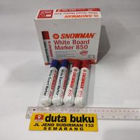 Gambar spidol non permanen jumbo 850 merk Snowman / Spidol Hitam White Board - Hitam dari dutabukuatk undefined 1 Tokopedia
