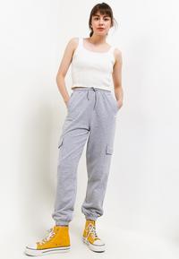 Gambar FILA Celana Jogger Wanita Zafore - Grey - XL dari FILA Official Store undefined 4 Tokopedia