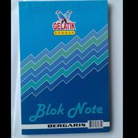 Gambar BLOCK NOTE bergaris BESAR GELATIK / BLOK NOTE bergaris / bloknot A5 dari ATK MADA LARIS BERKAH undefined 1 Tokopedia