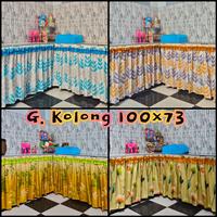 Gambar GORDEN KOLONG DAPUR 100X73 - rumput biru dari Damar Sprei undefined 1 Tokopedia