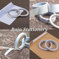 Gambar Joyko Double Tape 6mm 12mm 24mm 48mm Dobel Tip Isolasi Dua Sisi Joyko - 6mm x 15 Yard dari Raja Stationery undefined 1 Tokopedia