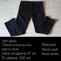 Gambar celana panjang soft jeans pria dari marsya9 undefined 1 Tokopedia