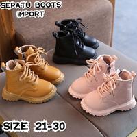 Gambar Sepatu boots anak perempuan import - Hitam, 28 dari mich kids undefined 1 Tokopedia
