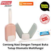 Gambar Centong Nasi Dengan Tempat Buka Tutup Otomatis Wadah Centong Sendok dari RUMAHIN undefined 1 Tokopedia