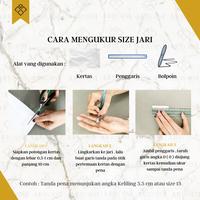Gambar cincin palladium cincin couple cincin kawin malang dari Arroisi jewelry undefined 4 Tokopedia