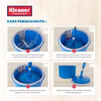 Gambar KLEANER - Single Spin Mop | Alat Pel Putar Praktis Pembersih Lantai dari INTI MEDIKA STORE undefined 3 Tokopedia